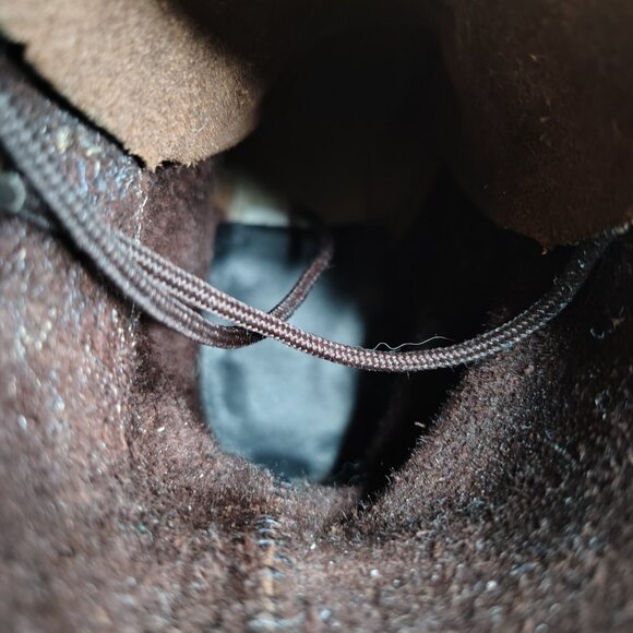 Vintage Abilene Boots Brown Leather Kiltie Packer Embroidered Aztec Size 5.5 - Picture 8 of 14